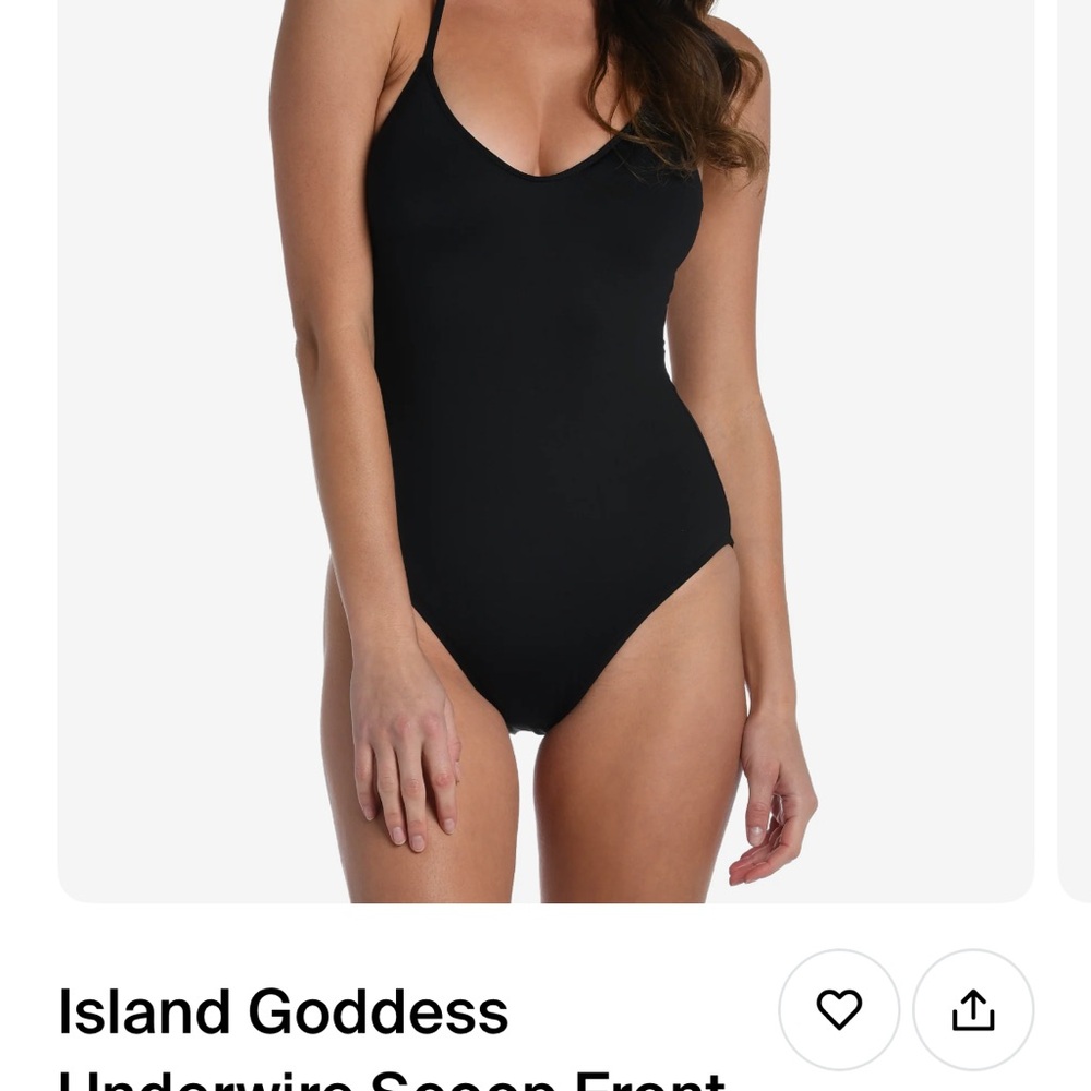 La Blanca Scoop Front one piece swimsuit